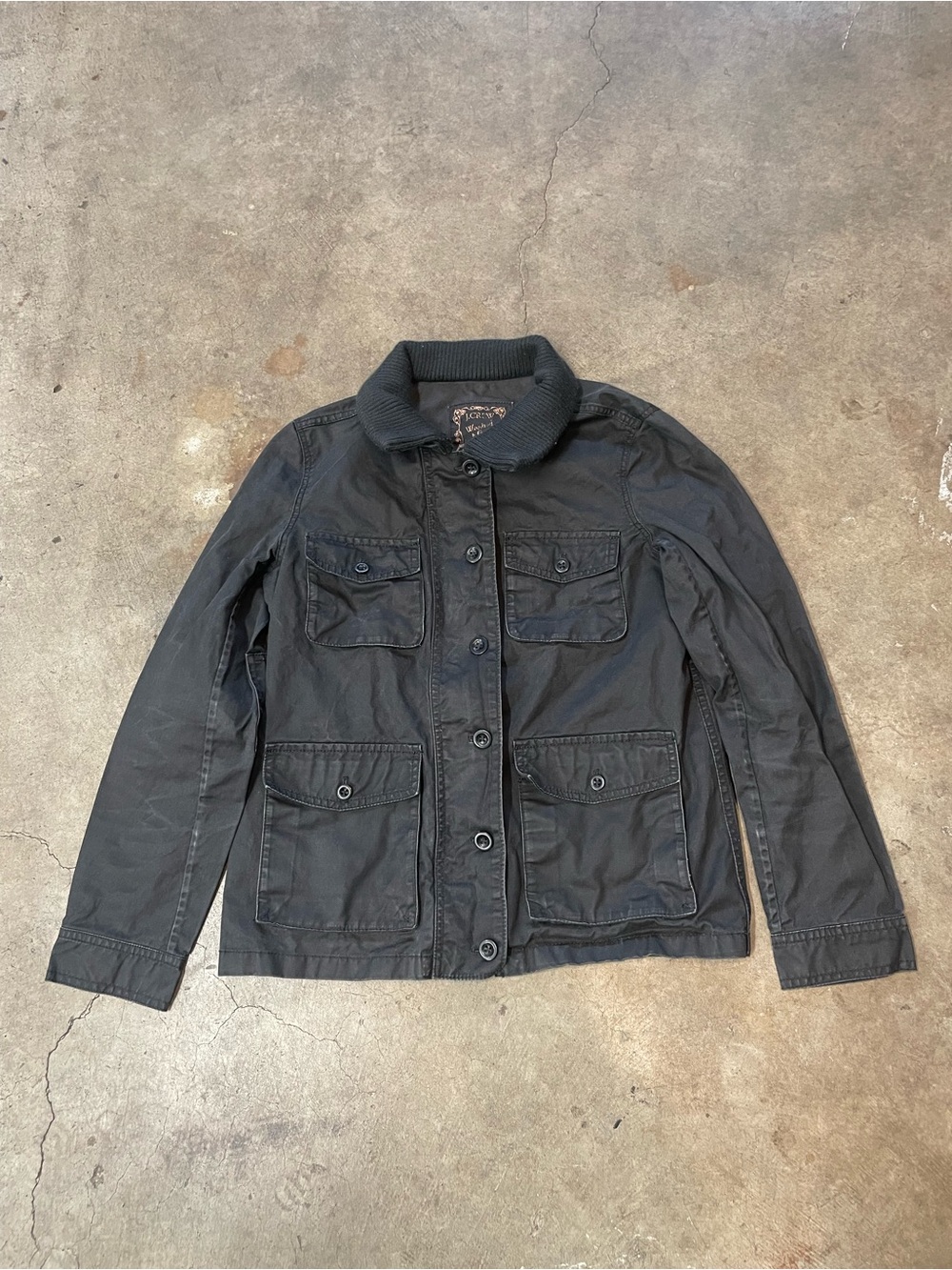 J. Crew Washed & Aged Utility Field Jacket